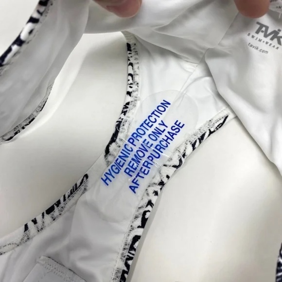 Tavik Irene Boyshort w/ Front Zip Detail BOTTOM ONLY in Pina Colada Sz L - Picture 8 of 9